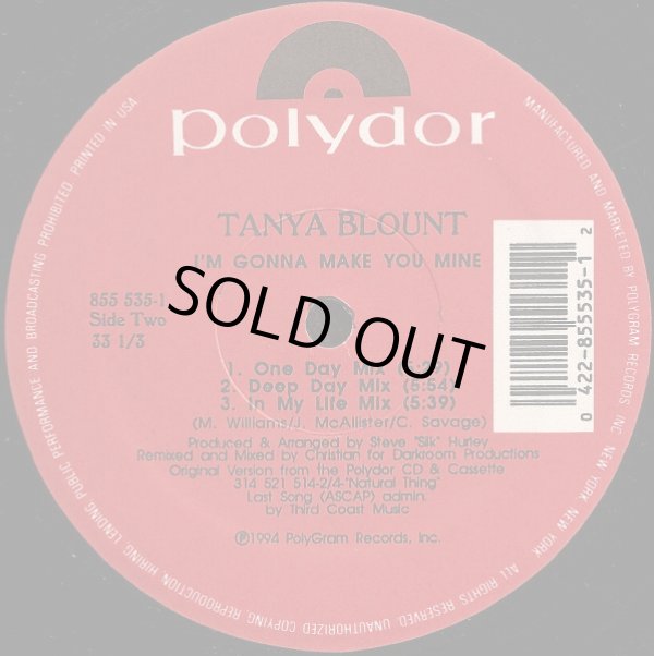 画像2: Tanya Blount - I'm Gonna Make You Mine  12"