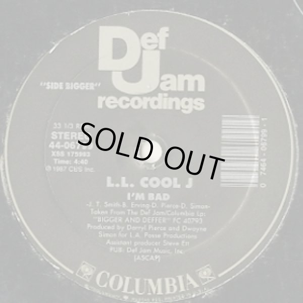 画像1: LL Cool J - I'm Bad/Get Down  12"