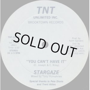 画像: Stargaze - You Can't Have It  12" 