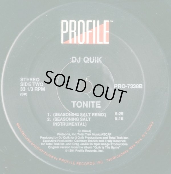 画像3: DJ Quik - Tonite  12" 