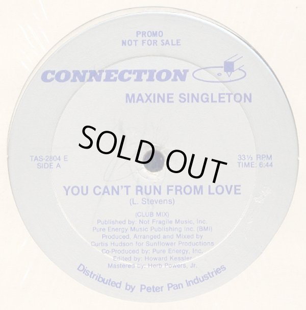 画像1: Maxine Singleton - You Can't Run From Love  12" 