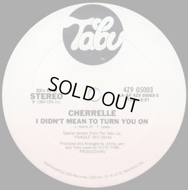 画像1: Cherrelle - I Didn't Mean To Turn You On  12"