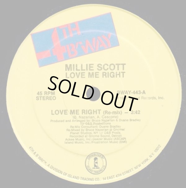 画像2: Millie Scott - Love Me Right  12"