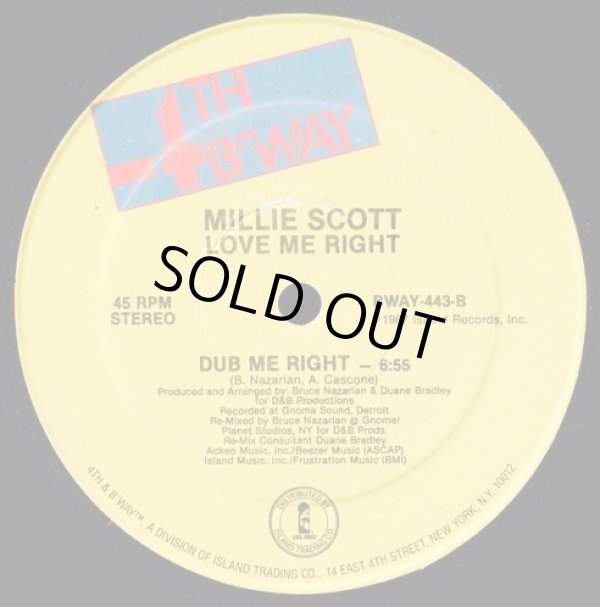 画像3: Millie Scott - Love Me Right  12"