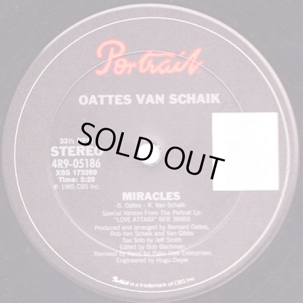 画像1: Oattes Van Schaik (The Limit) ‎- Miracles  12"