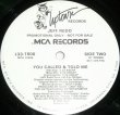 画像2: Jeff Redd - You Called & Told Me (5Vers Promo)  12"