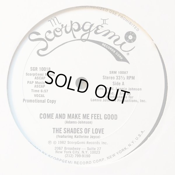 画像1: The Shades Of Love Featuring Kathrine Joyce - Come And Make Me Feel Good  12"