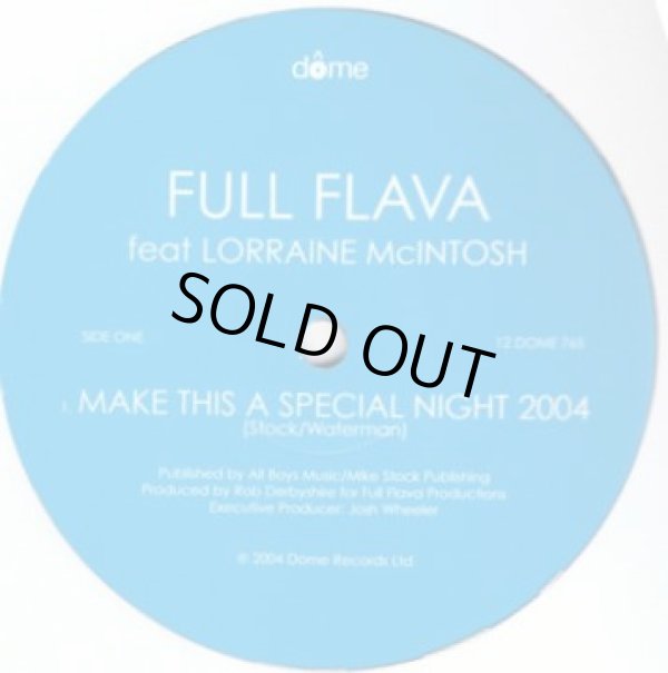 画像1: Full Flava feat Lorraine McIntosh - Make This A Special Night 2004   12"