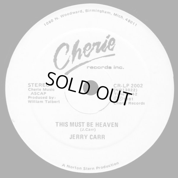 画像2: Jerry Carr - This Must Be Heaven (Long 6:42)  12" 