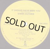 画像: Gwen Guthrie - It Should Have Been You/Getting Hot   12"