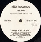 画像: One Way - Who's Foolin' Who 12"