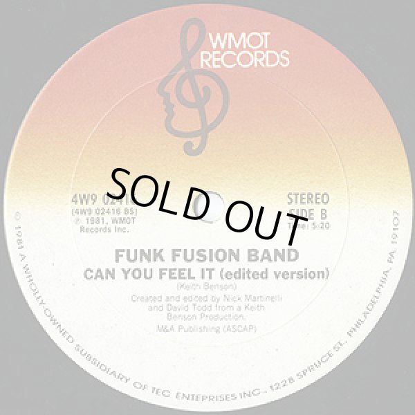 画像2: Funk Fusion Band - Can You Feel It  12"