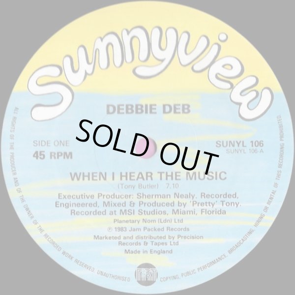 画像1: Debbie Deb - When I Hear The Music  12"