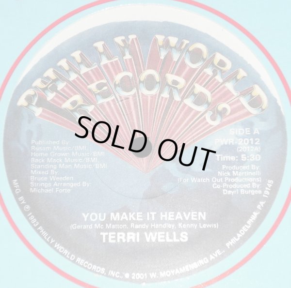 画像1: Terri Wells - You Make It Heaven  12"