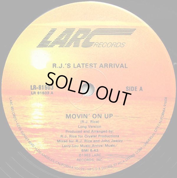 画像1: R.J.'s Latest Arrival - Movin' On Up 12"