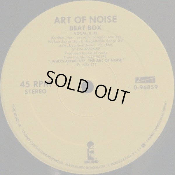 画像1: Art Of Noise - Beat Box/Close (To The Edit)  12"