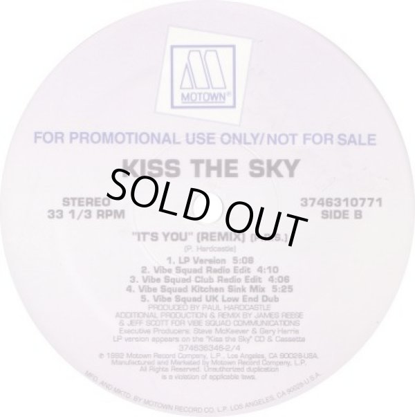 画像2: Kiss The Sky - It's You (Remix) (10Vers Promo)  12"