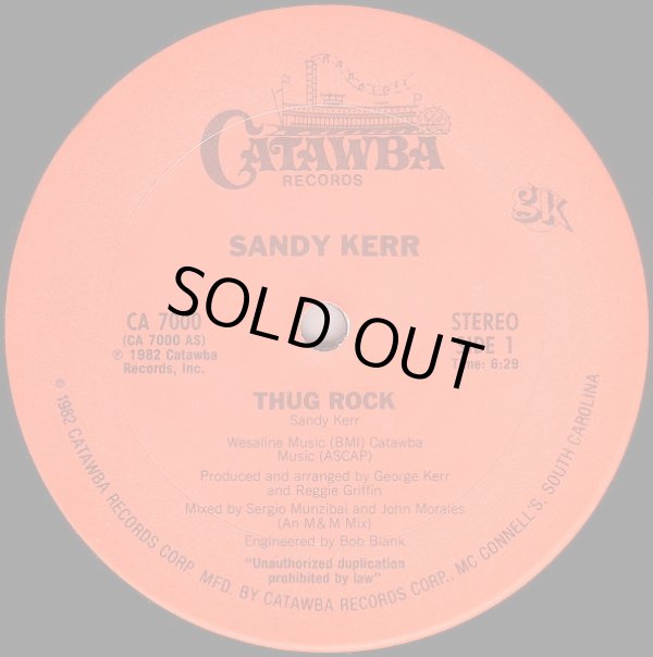 画像1: Sandy Kerr - Thug Rock  12" 