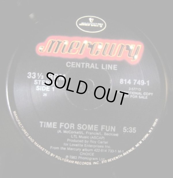 画像1: Central Line - Time For Some Fun/Conviction  12" 