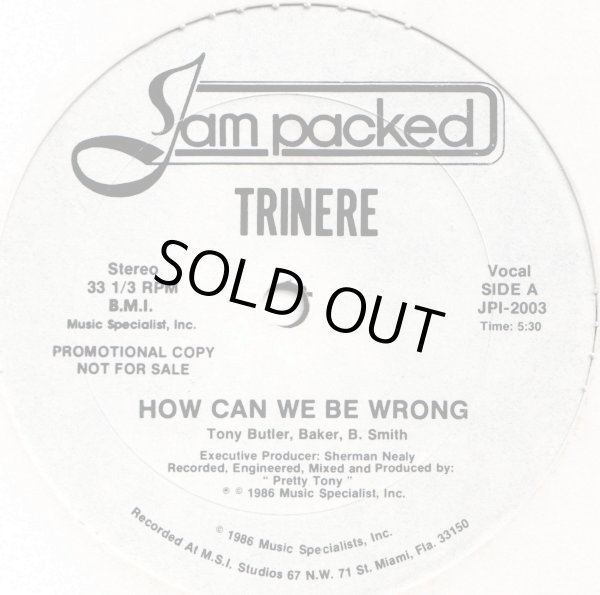 画像1: Trinere - How Can We Be Wrong  12"