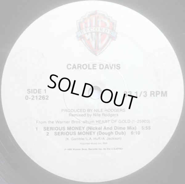 画像2: Carole Davis - Serious Money/Slow Love  12"