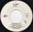 画像1: Janet Jackson - Because Of Love/Funky Big Band   7"