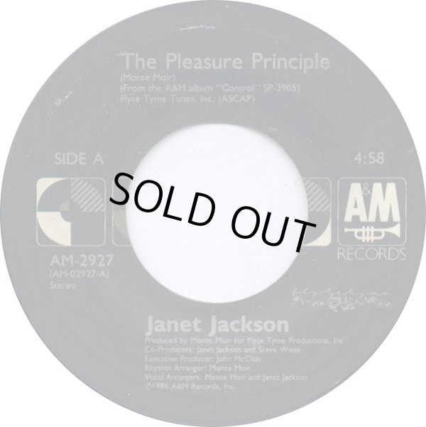 画像1: Janet Jackson - The Pleasure Principle/Fast Girls  7"