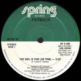 画像: Fatback - The Girl Is Fine (So Fine)  12"