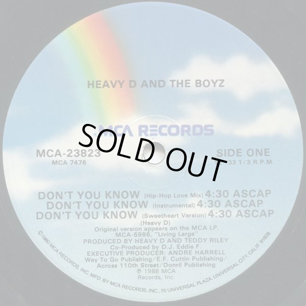 画像1: Heavy D And The Boyz - Don't You Know/Moneyearnin' Mount Vernon  12"