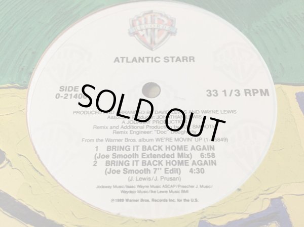 画像1: Atlantic Starr - Bring It Back Home Again/I Can't Wait  12"