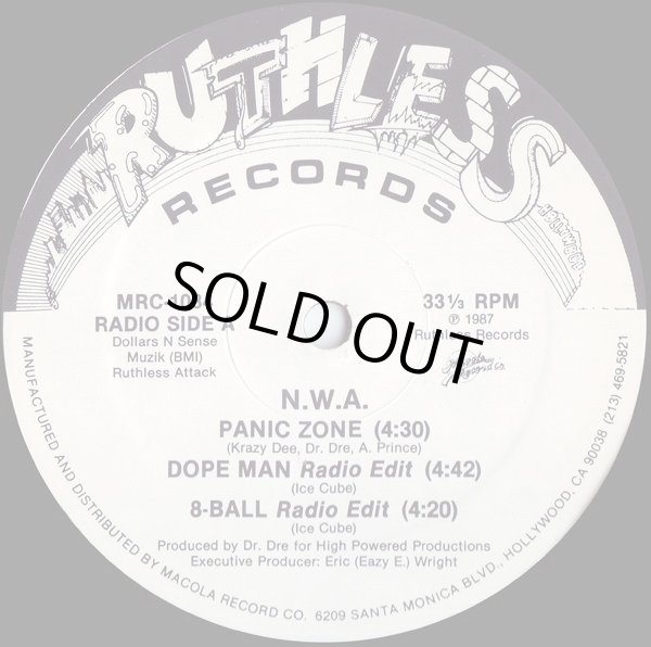 画像1: N.W.A. - Panic Zone/Dope Man/8-Ball  12"