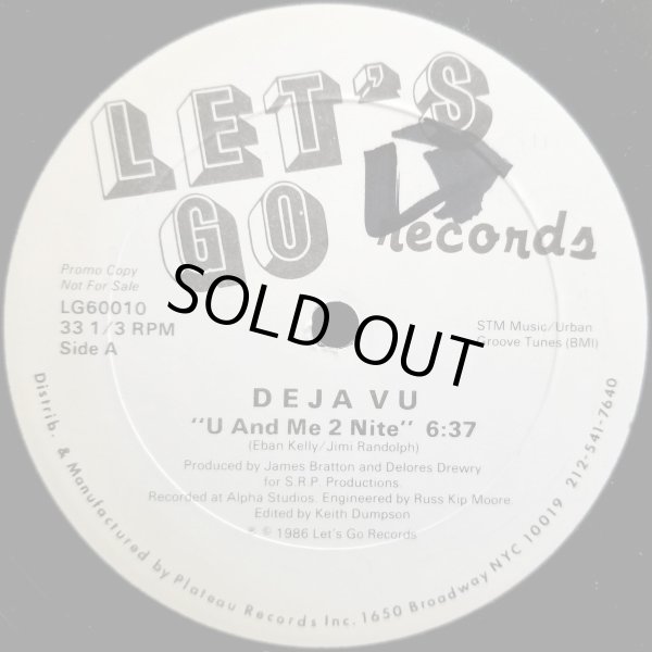 画像1: Deja Vu - U And Me 2 Nite12"  