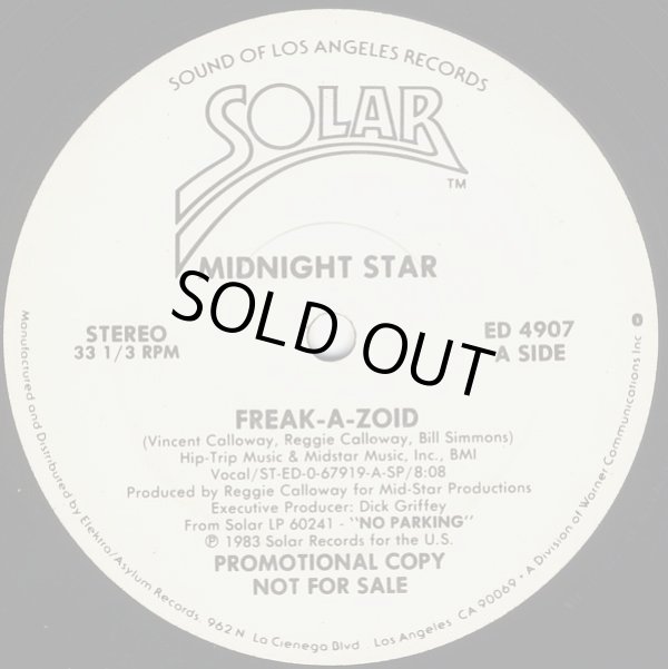 画像1: Midnight Star - Freak-A-Zoid (Vocal 8:08/Inst 6:15) 12" 