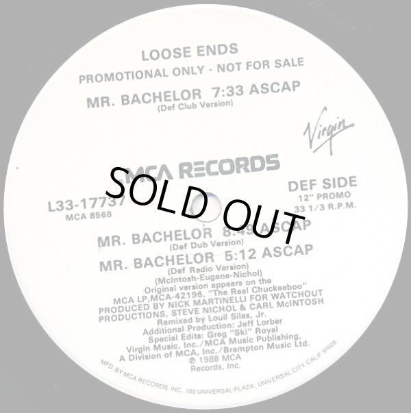 画像2: Loose Ends - Mr.Bachelor (6Vers Promo)  12"