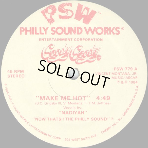 画像1: Goody Goody Feat Nadiyah - Make Me Hot   12"