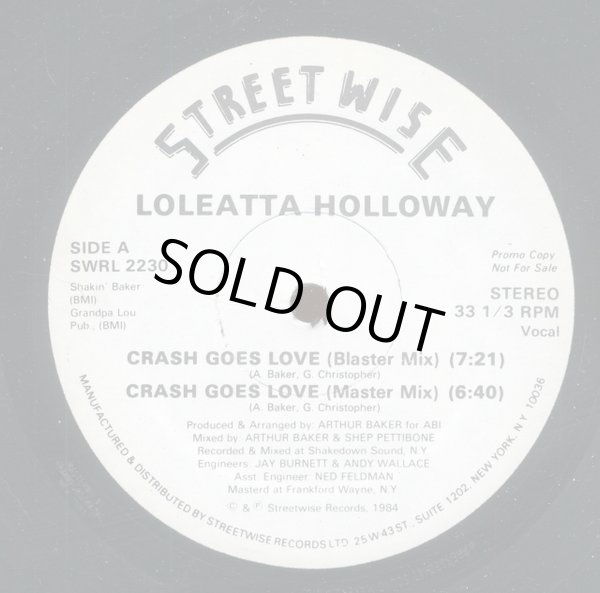 画像1: Loleatta Holloway - Crash Goes Love X3/Sweet Thing  12"