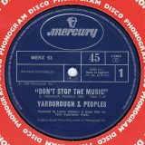 画像: Yarbrough & Peoples - Don't Stop The Music/You're My Song 12"