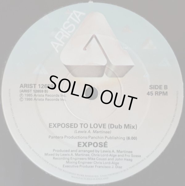 画像2: Exposé - Exposed To Love  12"