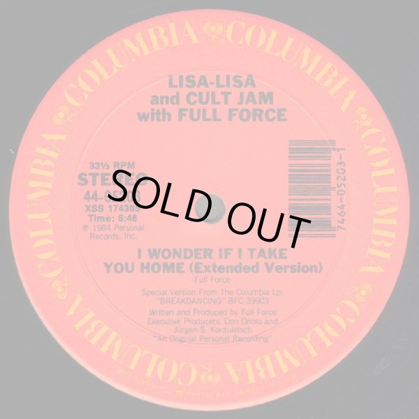 画像1: Lisa Lisa And Cult Jam With Full Force - I Wonder If I Take You Home  12"