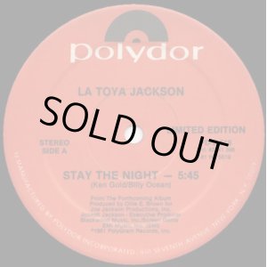 画像: La Toya Jackson‎ - Stay The Night/Camp Kuchi Kaiai  12" 