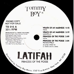 画像: Latifah (Queen Latifah) - Wrath Of My Madness/Princess Of The Posse  12"