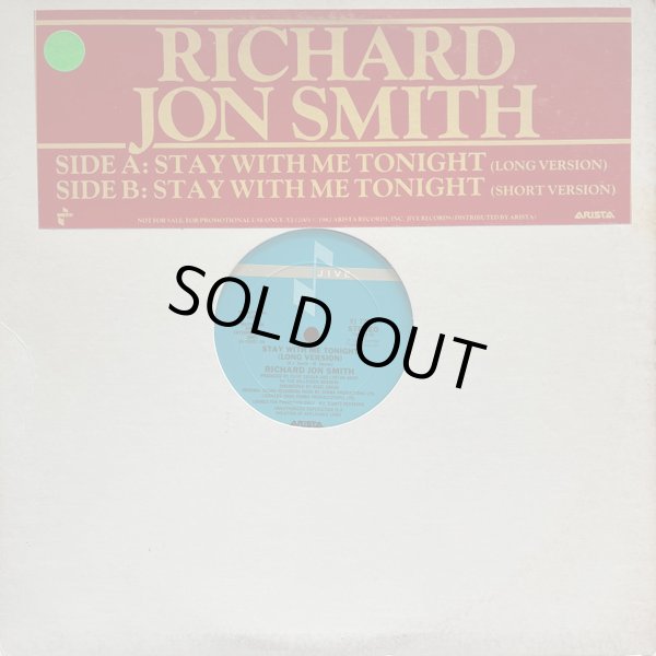 画像1: Richard Jon Smith - Stay With Me Tonight  12"