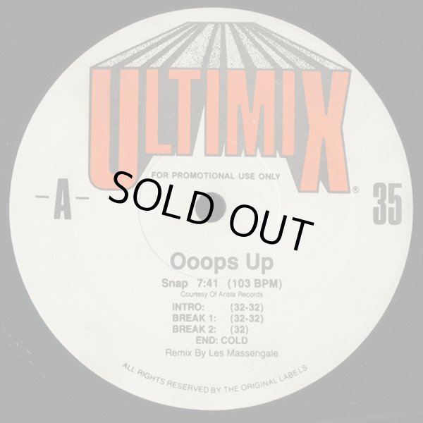 画像1: V.A  - Ultimix 35 A/B (Snap - Ooops Up/Blackbox - Everybody Everybody)  12”