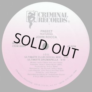 画像: Freeez Featuring John Rocca - I.O.U.(Remixes)  12"