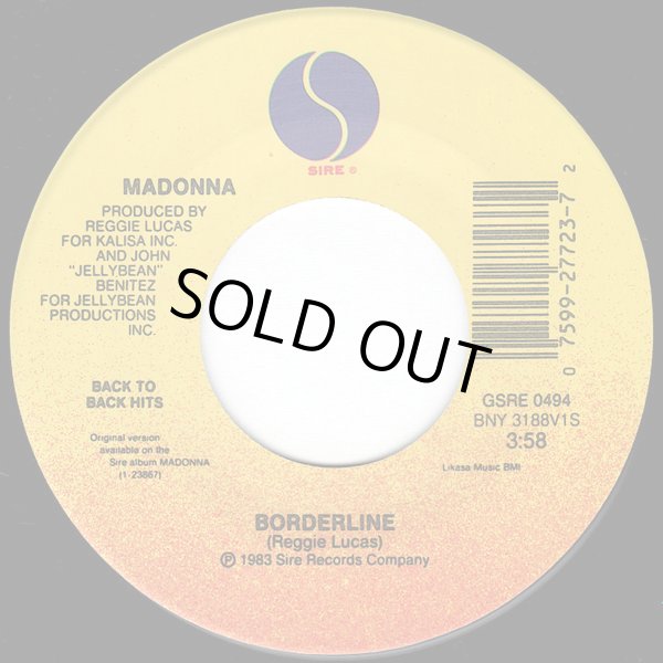 画像1: Madonna - Borderline/Holiday  7"