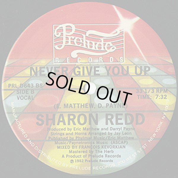 画像1: Sharon Redd‎ - In The Name Of Love/Never Give You Up  12"