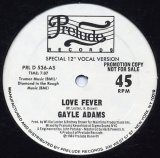 画像: Gayle Adams - Love Fever  12"