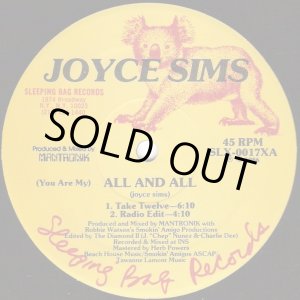 画像: Joyce Sims - All And All  12" 