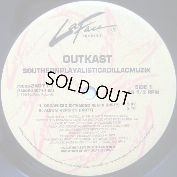 画像1: Outkast - Southernplayalisticadillacmuzik  12"