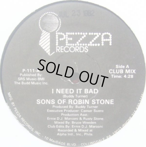 画像1: Sons Of Robin Stone - I Need It Bad  12"